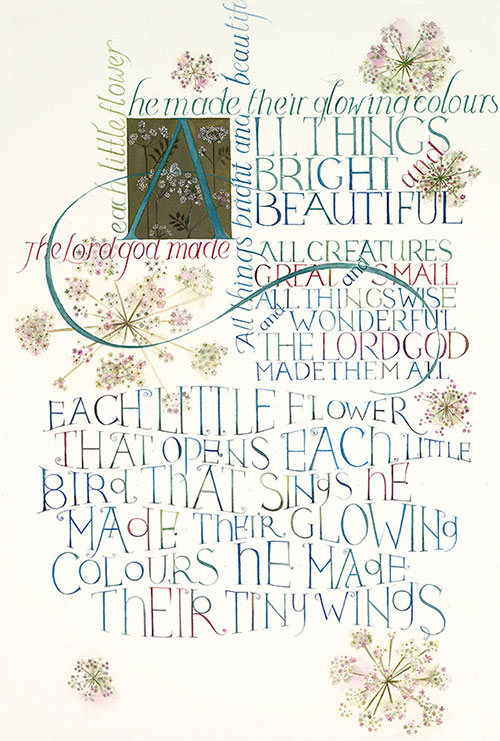 All Shall Be Well -  A  religious and faith calligraphy designs